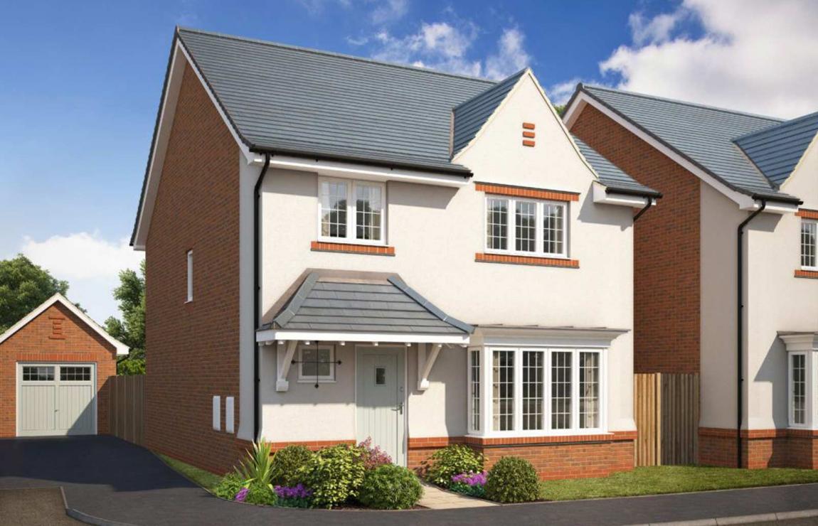 A new build house from Eccleston homes