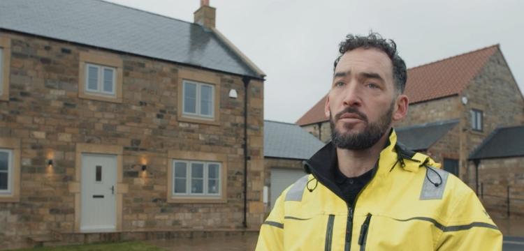 Jonathan Kitching on site in Yorkshire