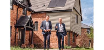 Tim Chilvers and Lee Daniel on site in Blackmore